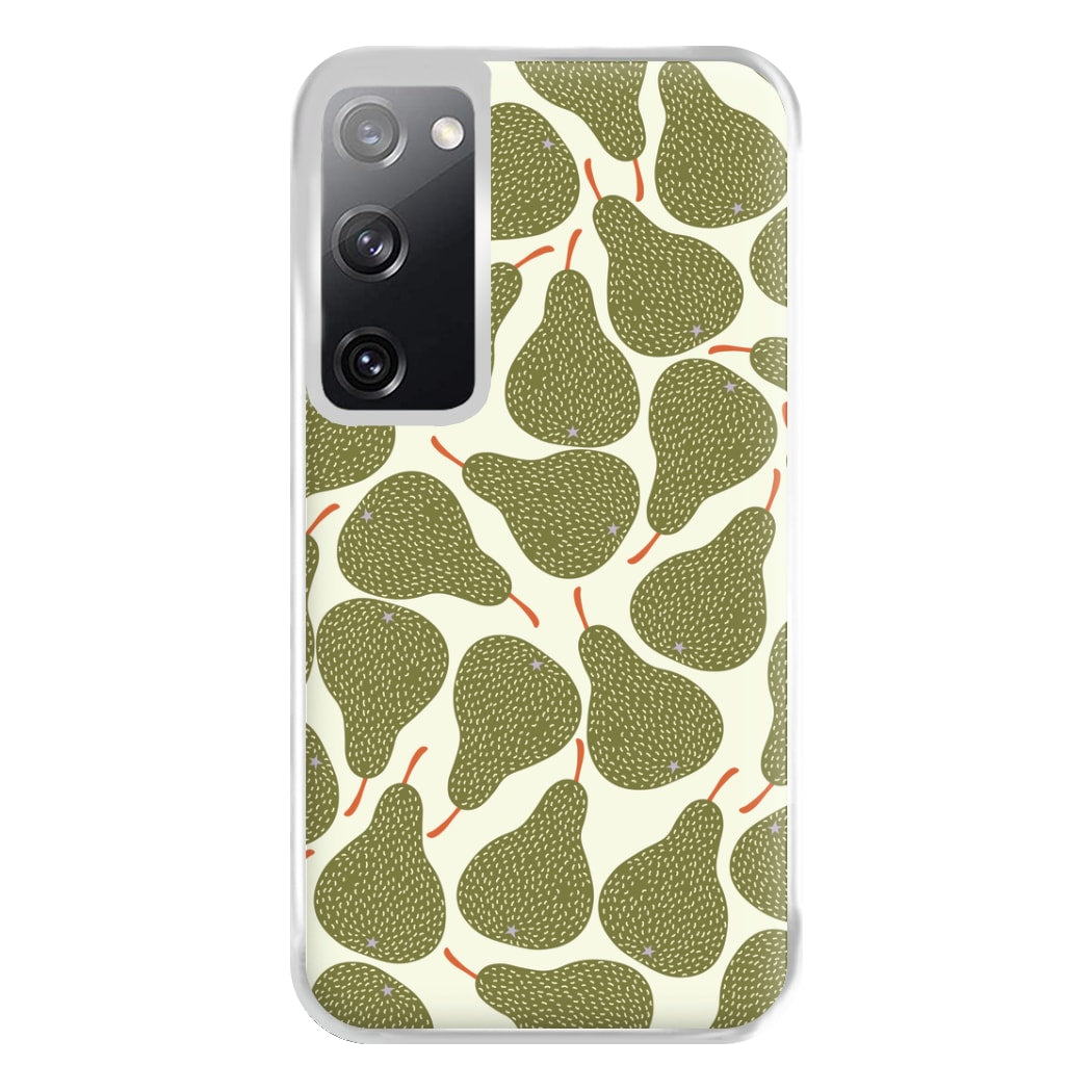 Pears - Fruit Patterns Phone Case for Galaxy S20