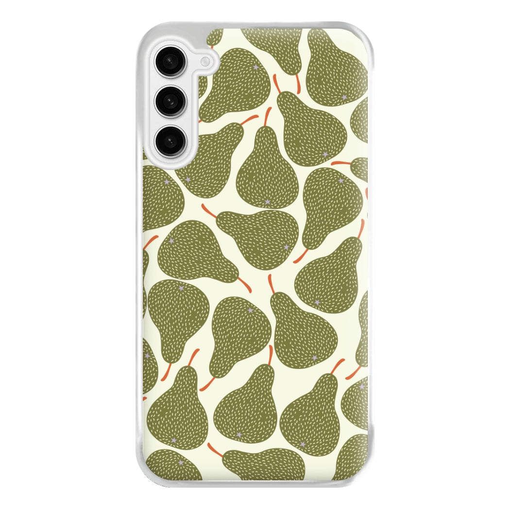 Pears - Fruit Patterns Phone Case for Galaxy S23FE