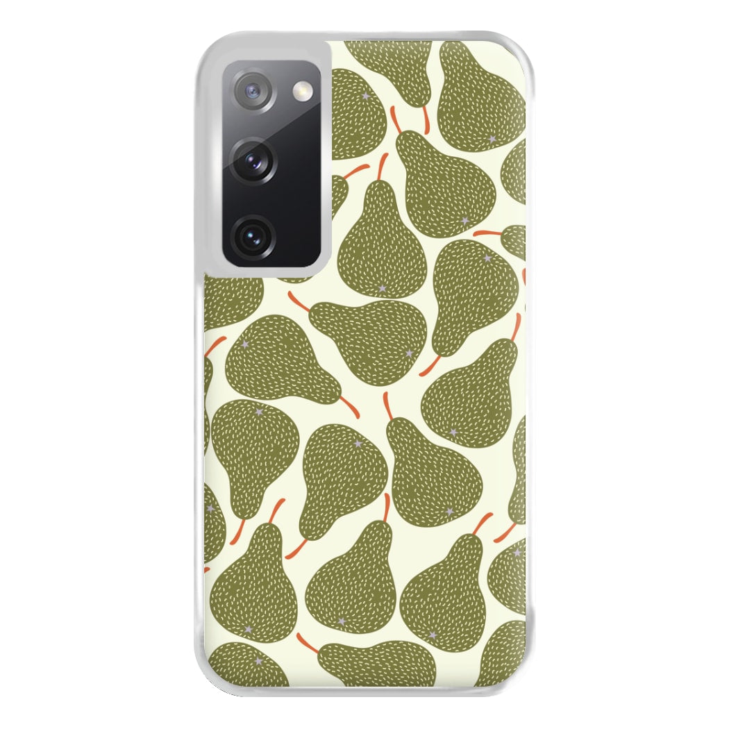 Pears - Fruit Patterns Phone Case for Galaxy S20FE