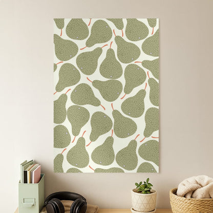Pears - Fruit Patterns Poster
