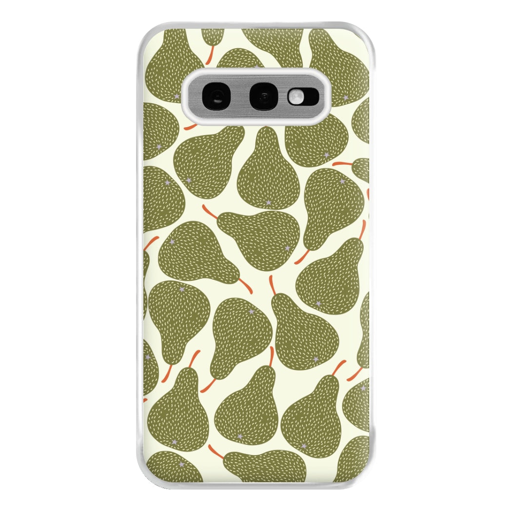 Pears - Fruit Patterns Phone Case for Galaxy S10e