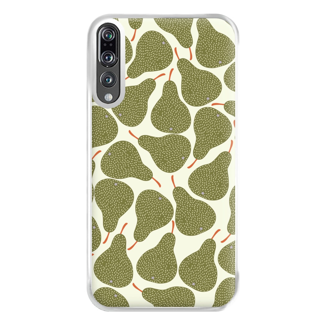 Pears - Fruit Patterns Phone Case for Huawei P20 Pro