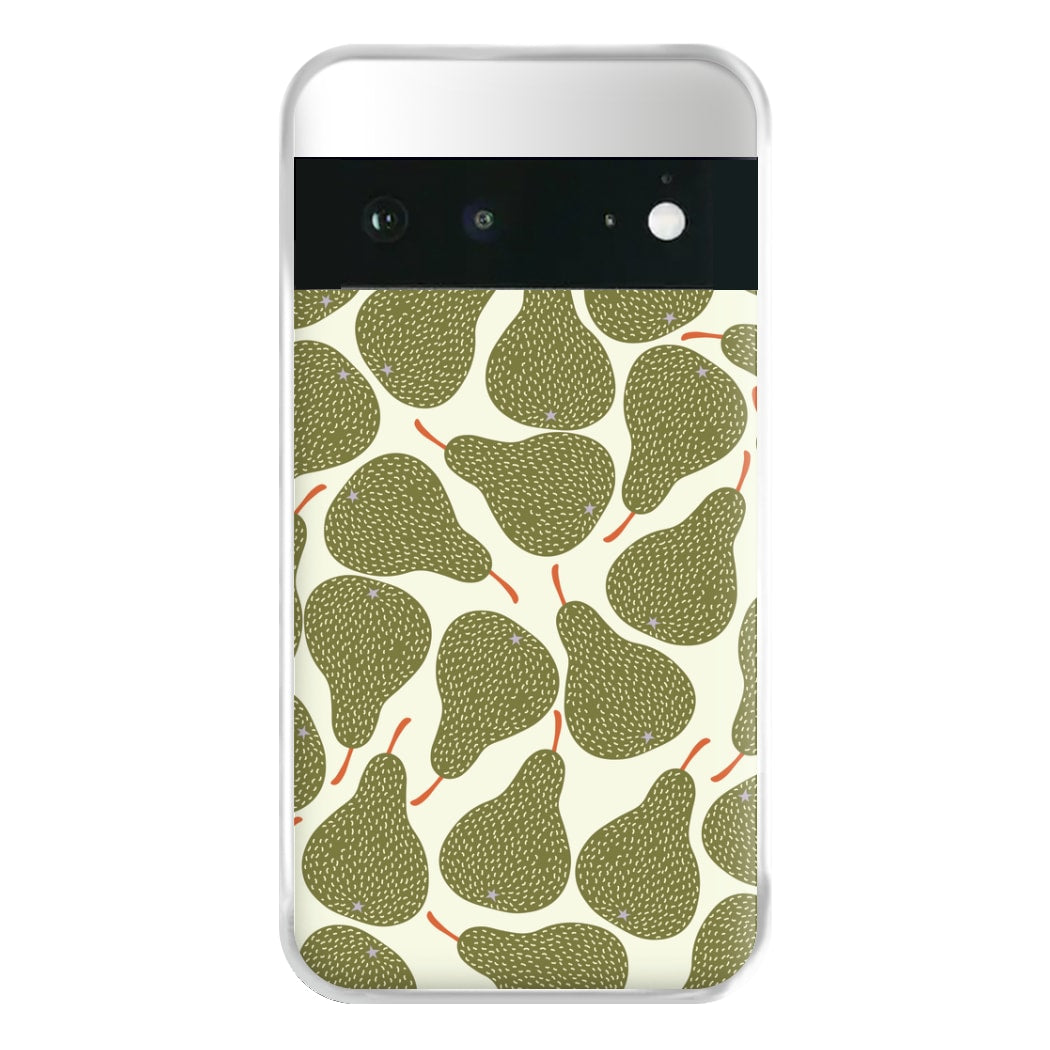 Pears - Fruit Patterns Phone Case for Google Pixel 6a