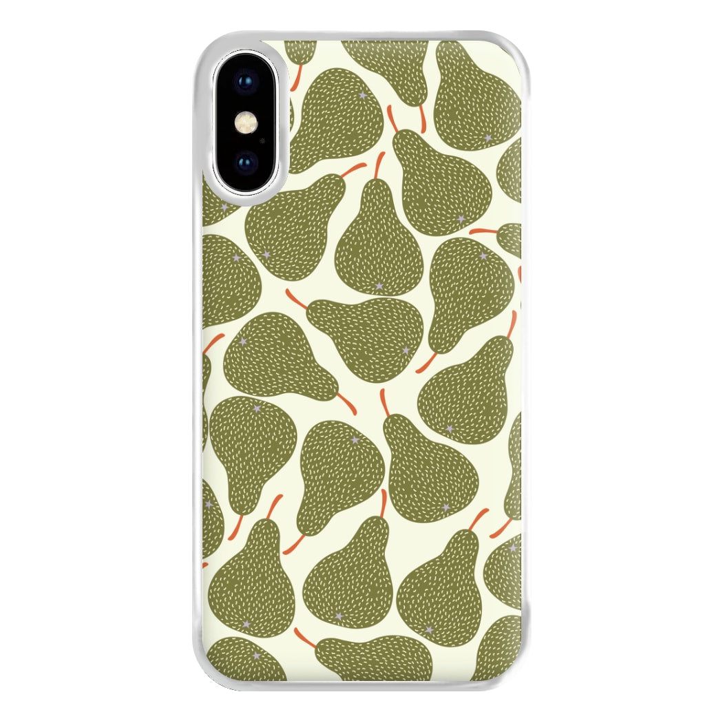 Pears - Fruit Patterns Phone Case for iPhone XS Max