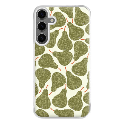 Pears - Fruit Patterns Phone Case for Galaxy S24FE