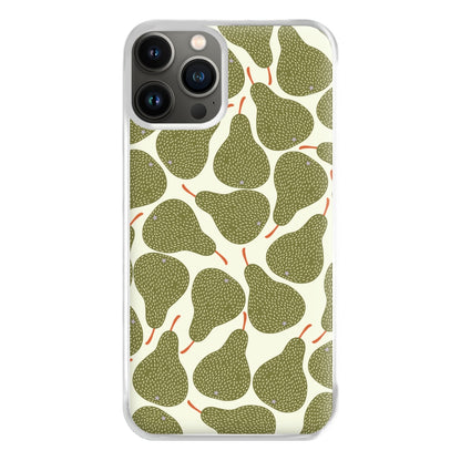 Pears - Fruit Patterns Phone Case for iPhone 13 Pro Max