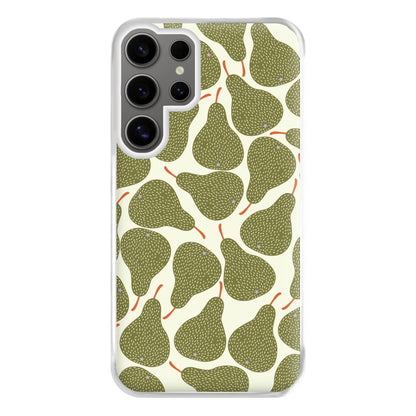 Pears - Fruit Patterns Phone Case for Galaxy S24 Ultra