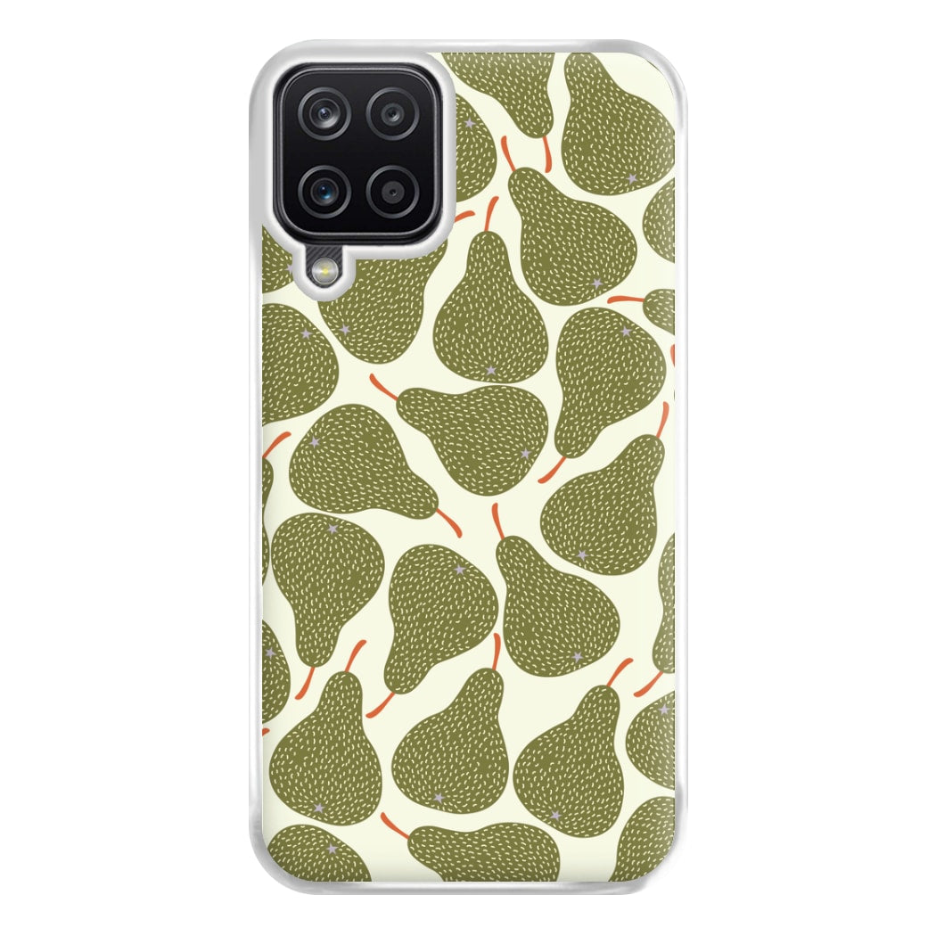 Pears - Fruit Patterns Phone Case for Galaxy A12