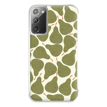 Pears - Fruit Patterns Phone Case for Galaxy Note 20 Ultra