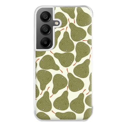 Pears - Fruit Patterns Phone Case for Galaxy A55