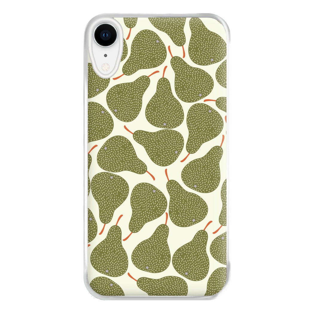 Pears - Fruit Patterns Phone Case for iPhone XR