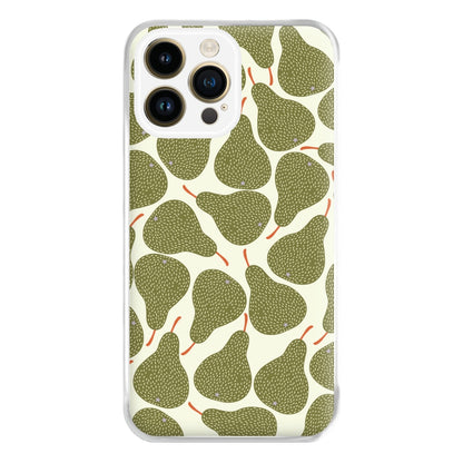 Pears - Fruit Patterns Phone Case for iPhone 14 Pro Max