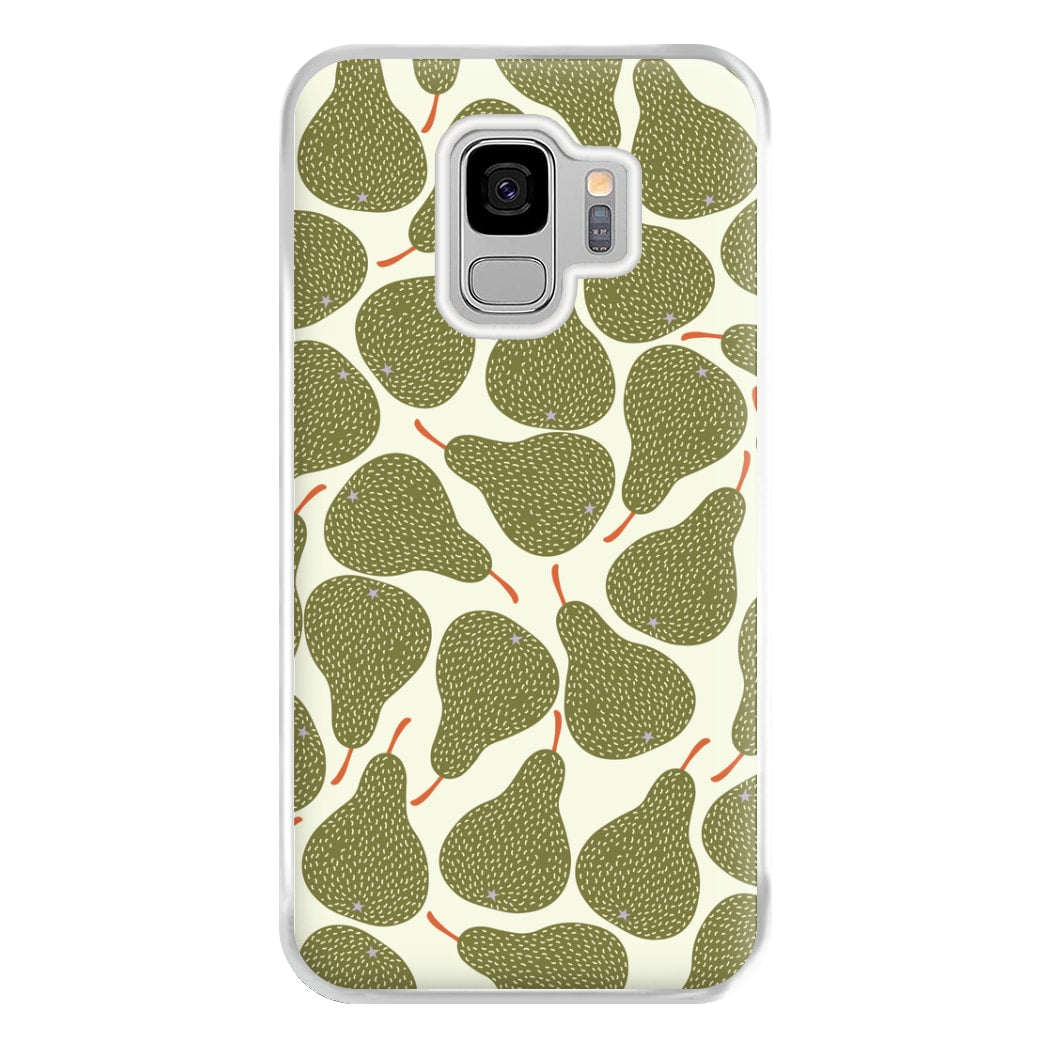 Pears - Fruit Patterns Phone Case for Galaxy S9 Plus