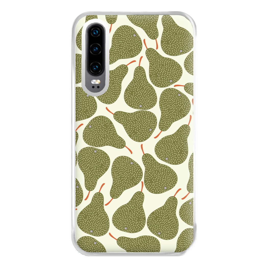 Pears - Fruit Patterns Phone Case for Huawei P30