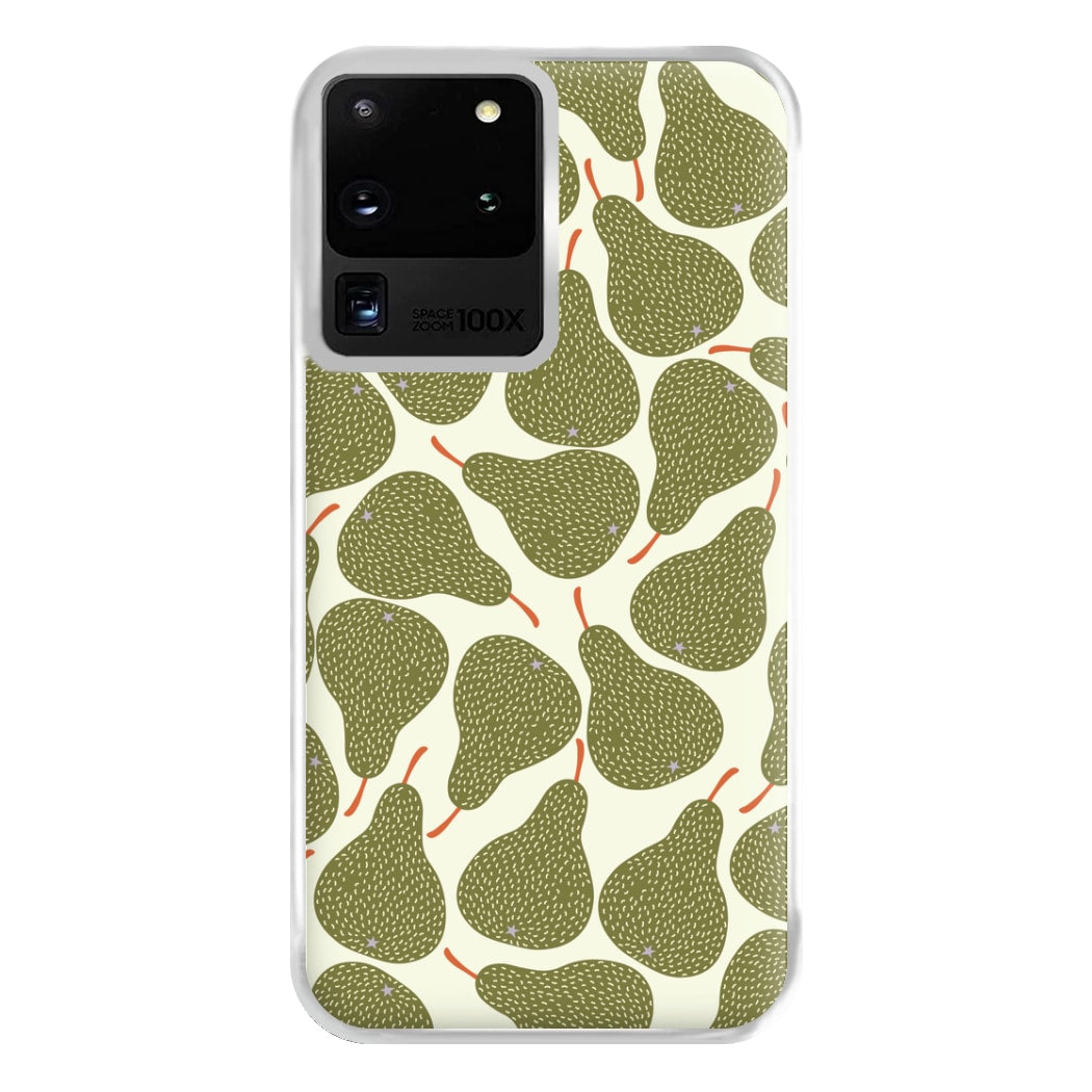 Pears - Fruit Patterns Phone Case for Galaxy S20 Ultra