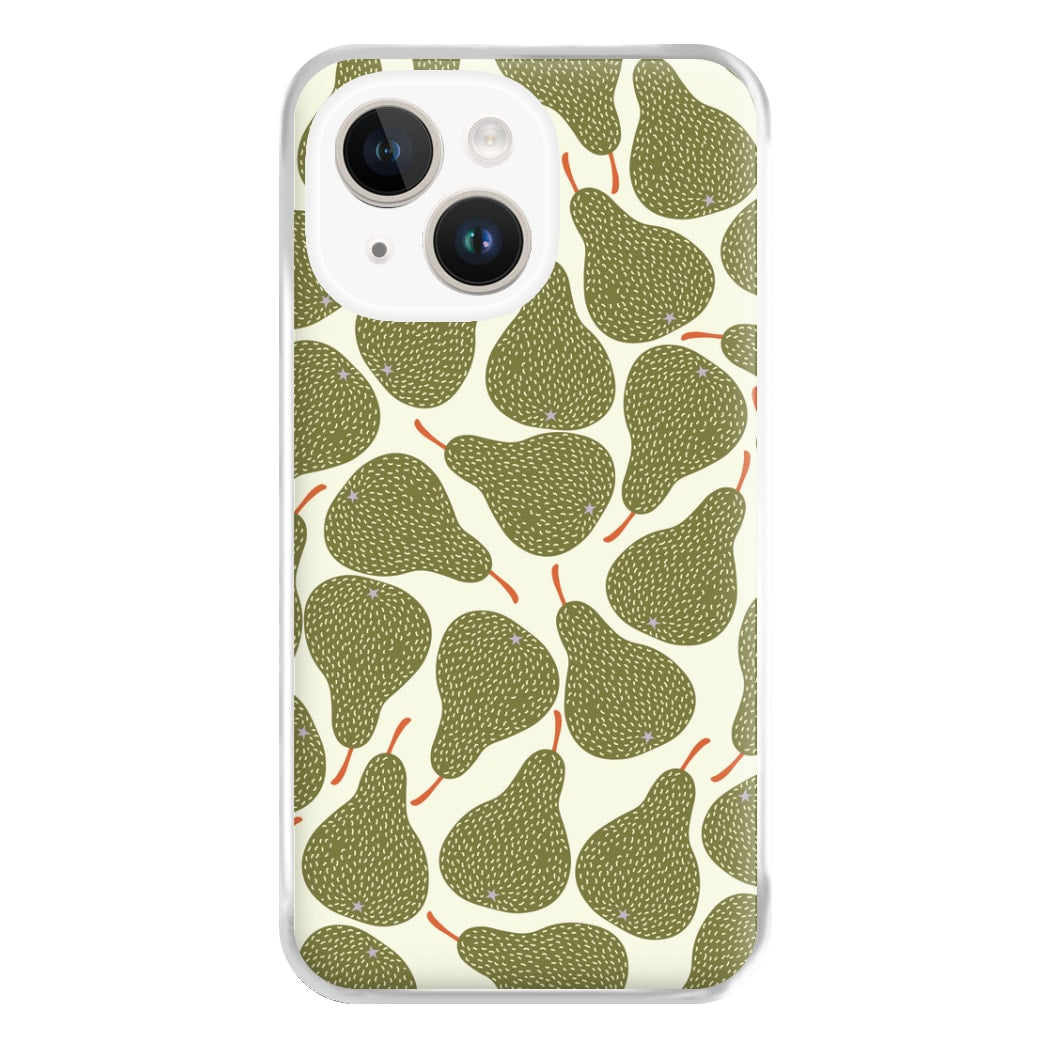 Pears - Fruit Patterns Phone Case for iPhone 14 Plus