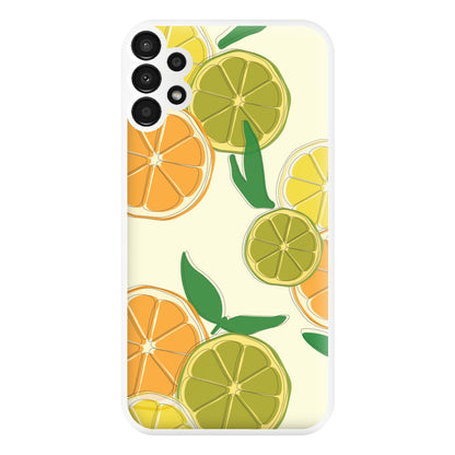 Oranges, Leomns And Limes - Fruit Patterns Phone Case for Galaxy A13