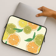 Oranges, Leomns And Limes - Fruit Patterns Laptop Sleeve 2