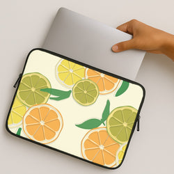 Oranges, Leomns And Limes - Fruit Patterns MacBook Case
