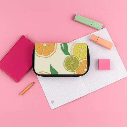 Oranges, Leomns And Limes - Fruit Patterns Pencil Case