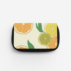 Oranges, Leomns And Limes - Fruit Patterns Pencil Case