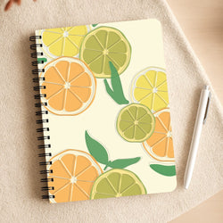 Oranges, Leomns And Limes - Fruit Patterns Notepad