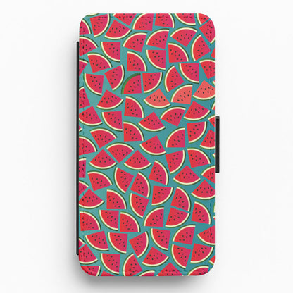 Watermelons - Fruit Patterns Flip / Wallet Phone Case