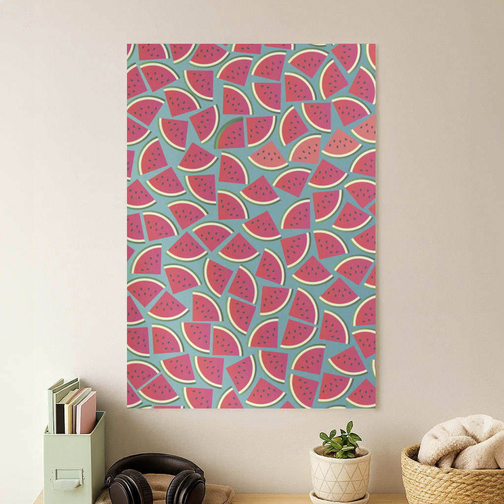 Watermelons - Fruit Patterns Poster