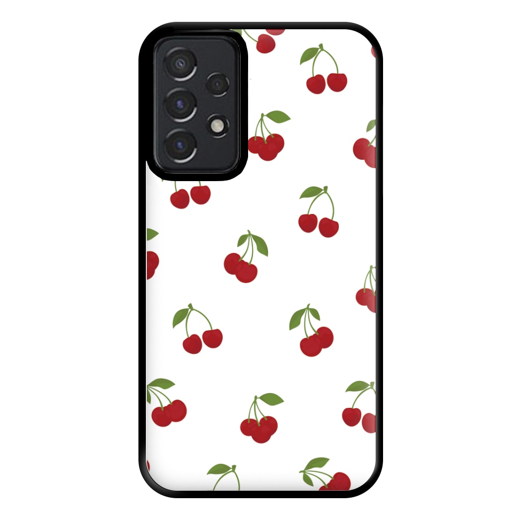 Cherries - Fruit Patterns Phone Case for Galaxy A52 / A52s