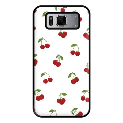 Cherries - Fruit Patterns Phone Case for Galaxy S8 Plus