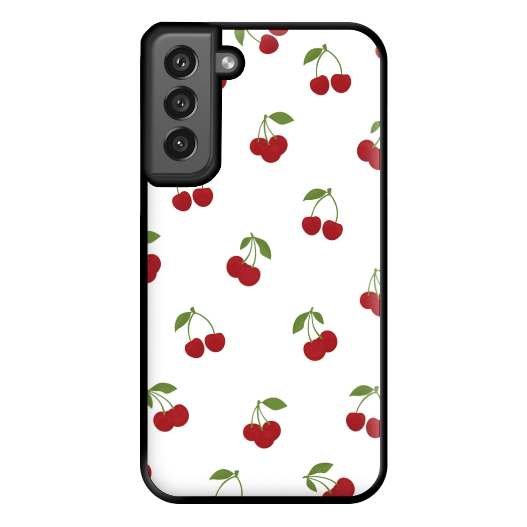 Cherries - Fruit Patterns Phone Case for Galaxy S21FE