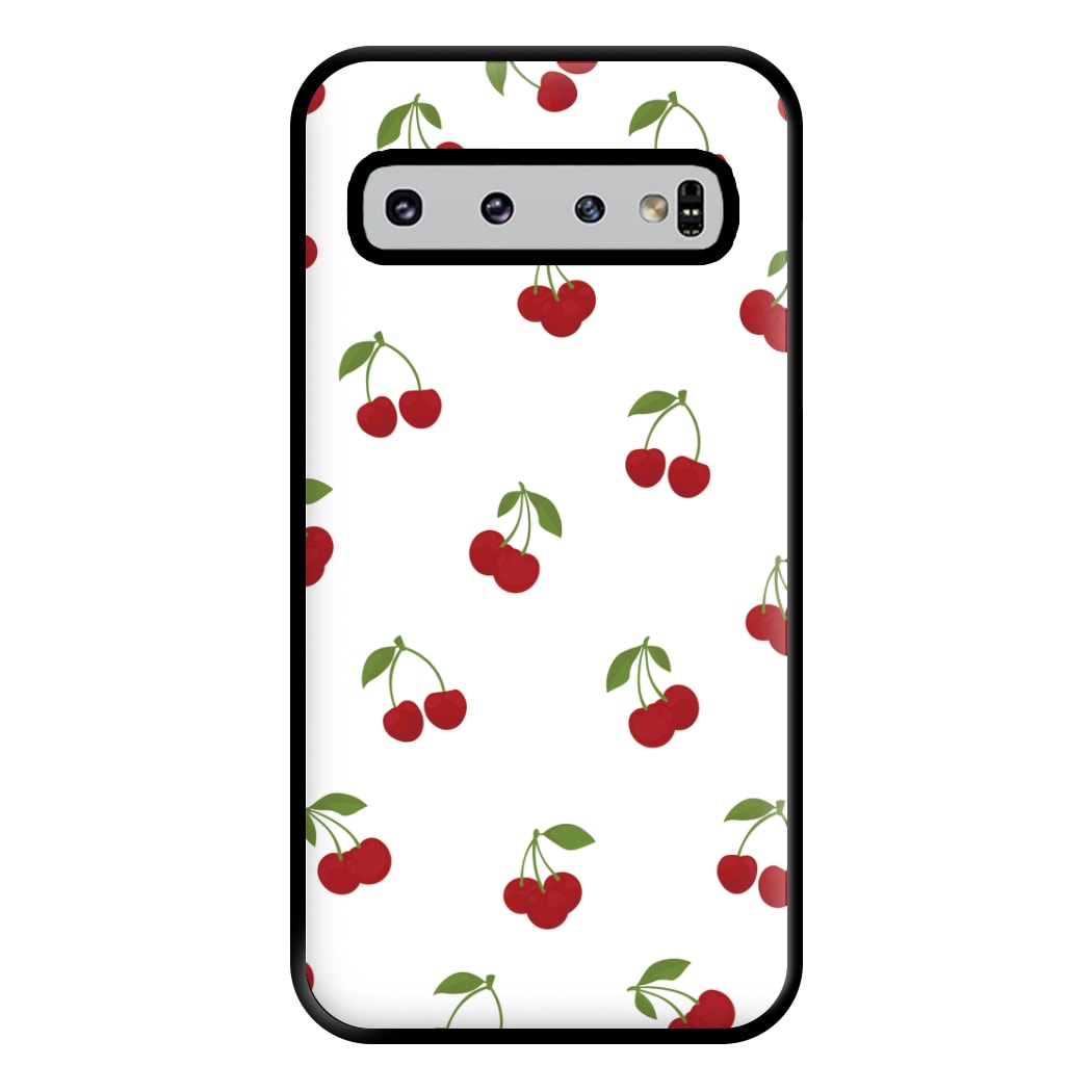 Cherries - Fruit Patterns Phone Case for Galaxy S10 Plus