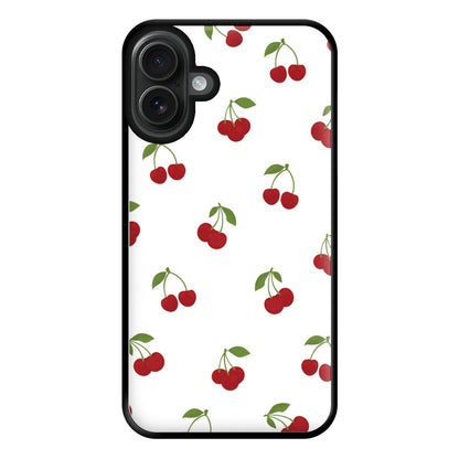 Cherries - Fruit Patterns Phone Case for iPhone 16 Plus