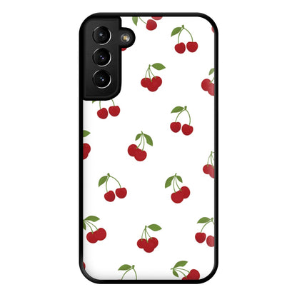 Cherries - Fruit Patterns Phone Case for Galaxy S21 Plus