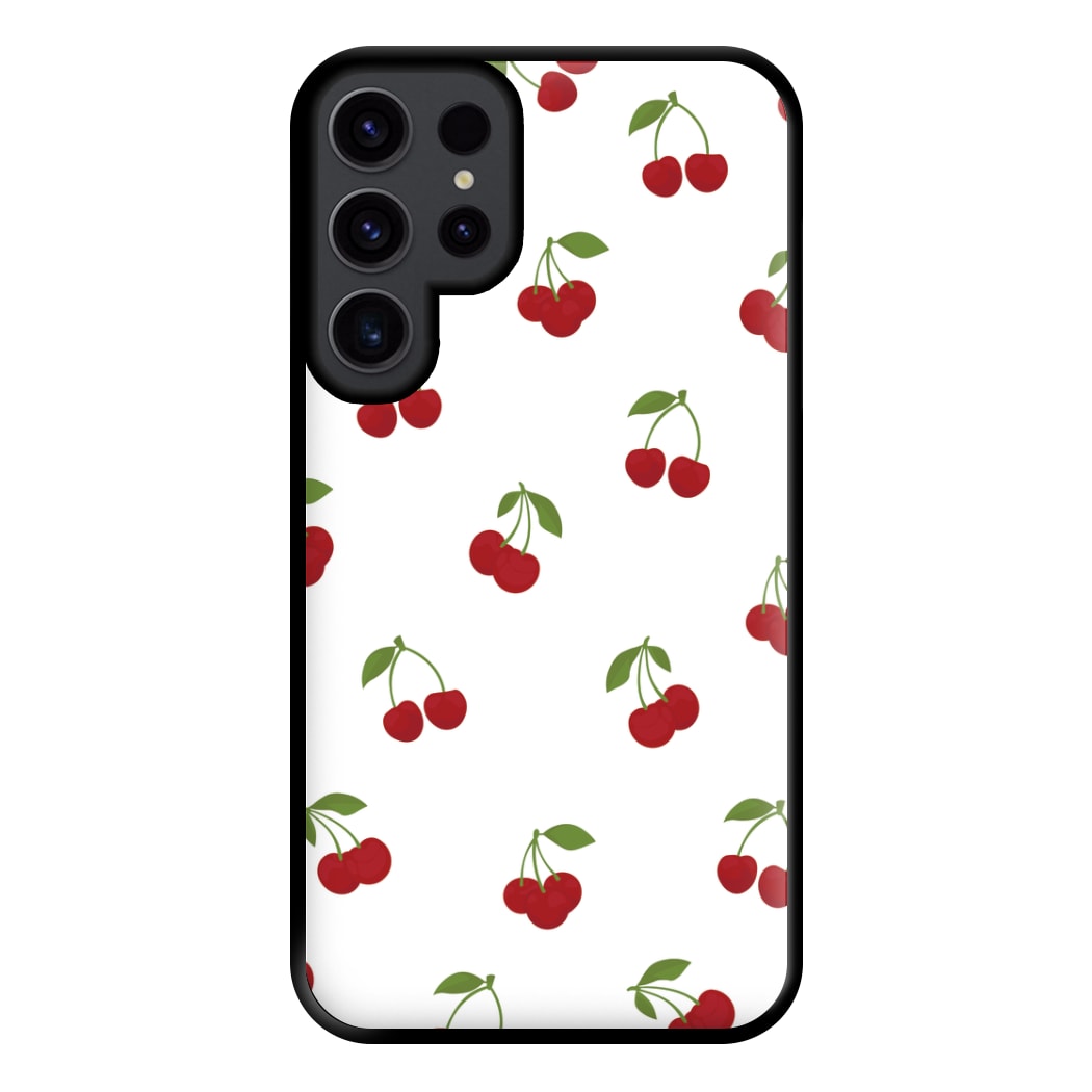 Cherries - Fruit Patterns Phone Case for Galaxy S23 Ultra