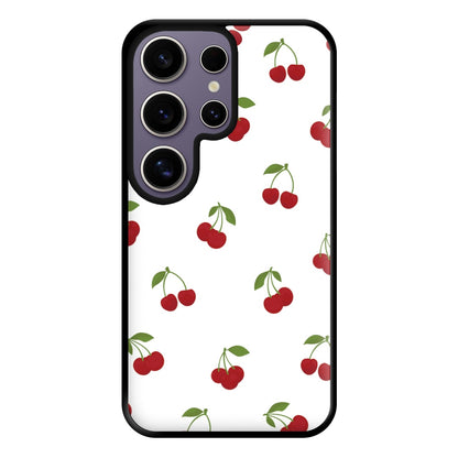 Cherries - Fruit Patterns Phone Case for Galaxy S25 Ultra