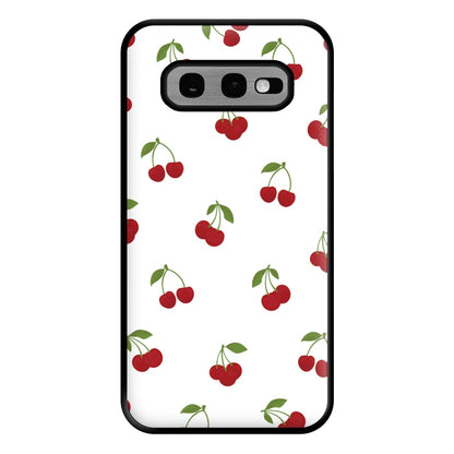 Cherries - Fruit Patterns Phone Case for Galaxy S10e