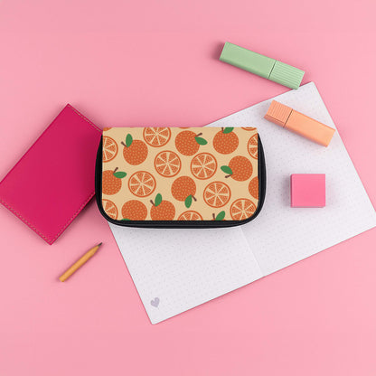 Textured Oranges Pattern  Pencil Case