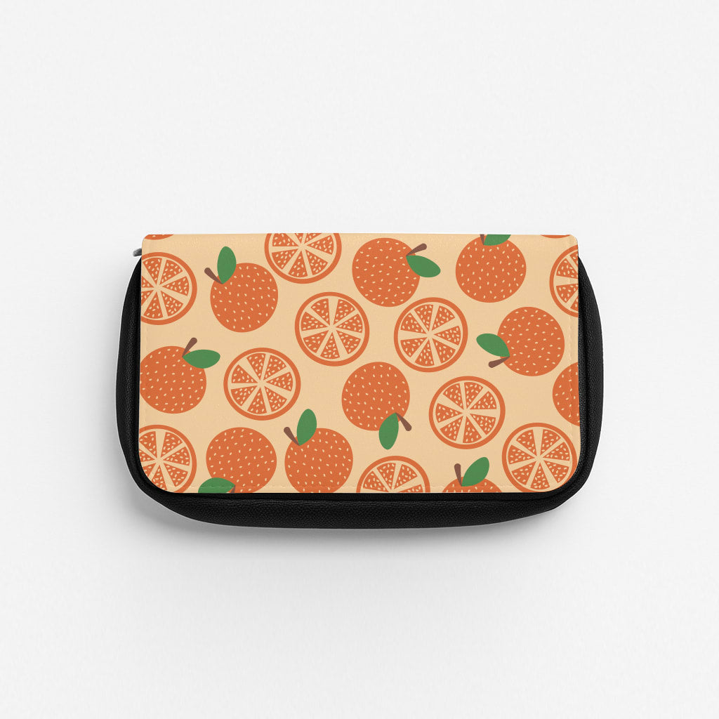 Textured Oranges Pattern  Pencil Case
