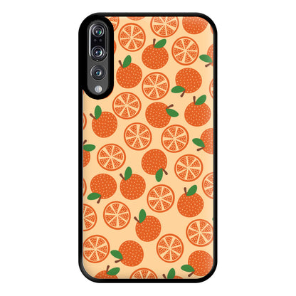 Textured Oranges Pattern Phone Case for Huawei P20 Pro