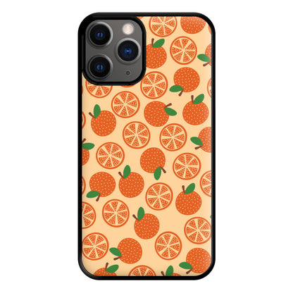 Textured Oranges Pattern Phone Case for iPhone 12 Pro Max