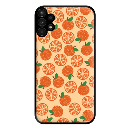 Textured Oranges Pattern Phone Case for Galaxy A13