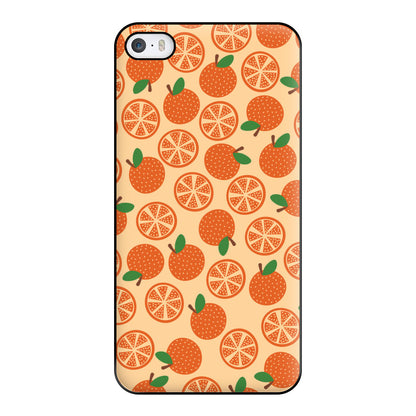 Textured Oranges Pattern Phone Case for iPhone 5 / 5s / SE 2016