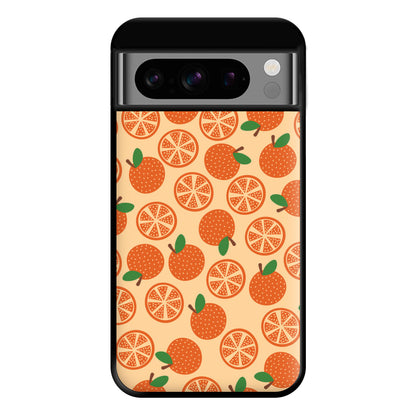 Textured Oranges Pattern Phone Case for Google Pixel 8 Pro