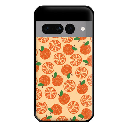 Textured Oranges Pattern Phone Case for Google Pixel 7 Pro