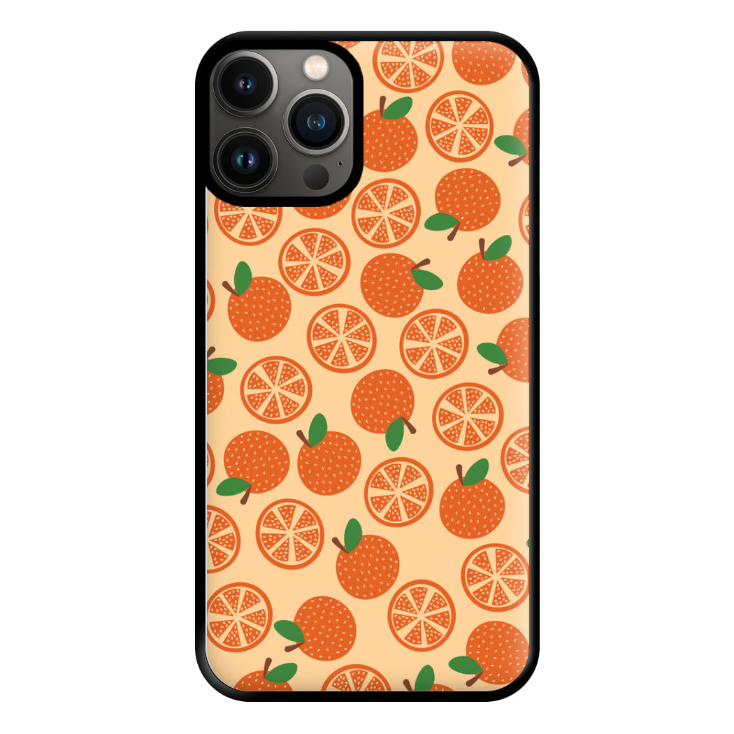 Textured Oranges Pattern Phone Case for iPhone 11 Pro Max