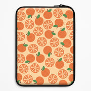 Textured Oranges Pattern  Laptop Sleeve 1