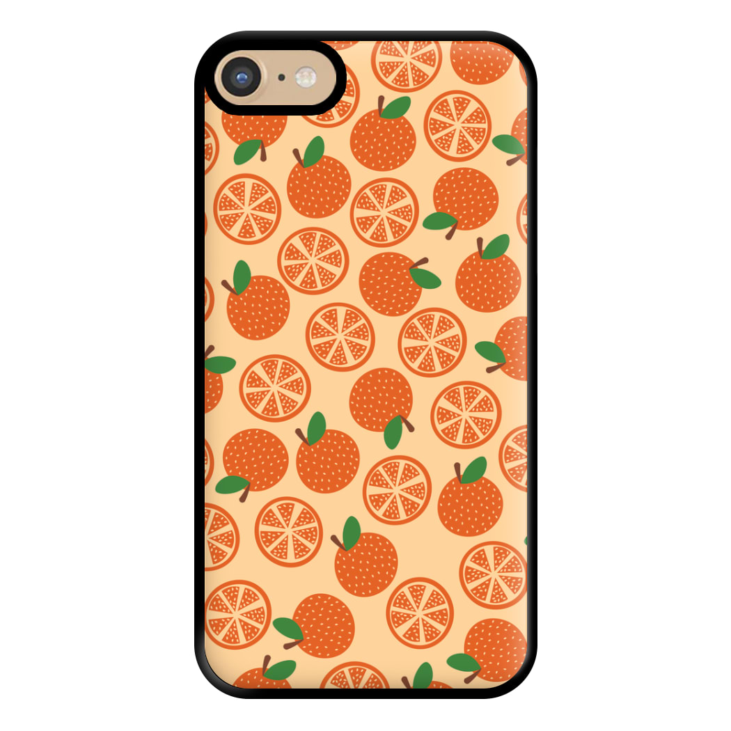 Textured Oranges Pattern Phone Case for iPhone 6 / 7 / 8 / SE