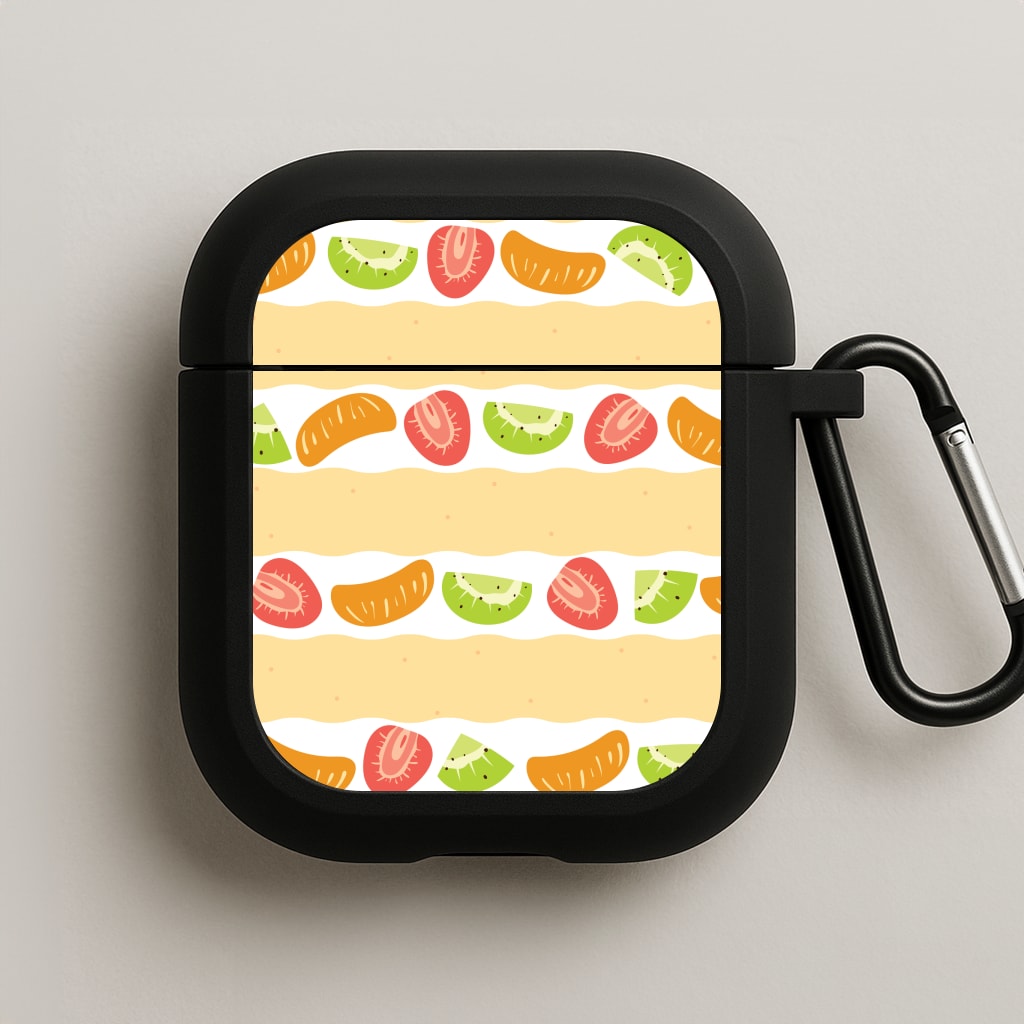 Fruit Sando Pattern AirPods Case