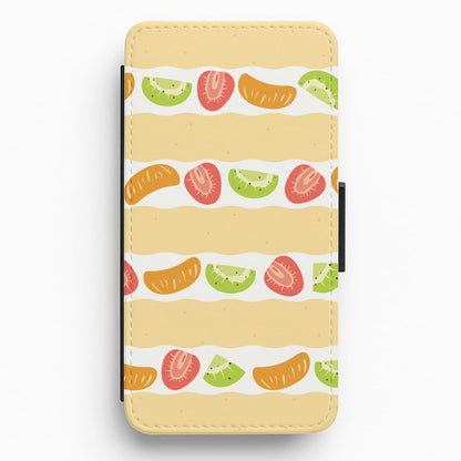 Fruit Sando Pattern Flip / Wallet Phone Case